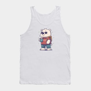 Polar bear coffee Tank Top